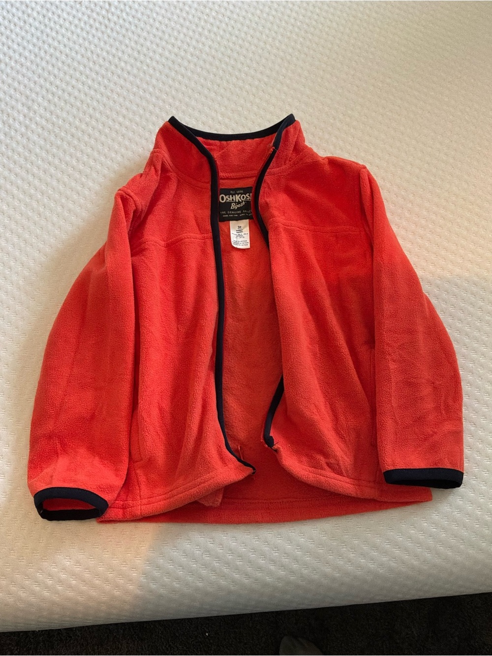 OshKosh B'gosh Kids Orange Fleece Jacket